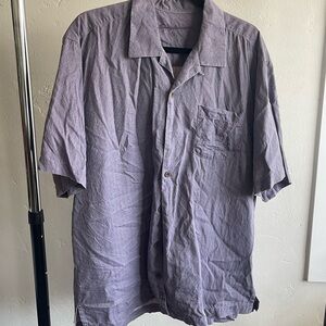 Tommy Bahama Purple Casual Button Down Shirt